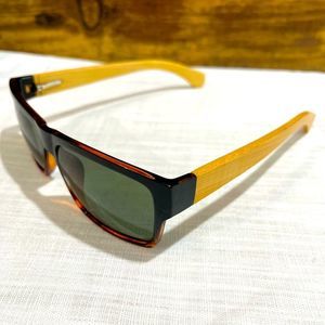 Square Wood Sunglasses
